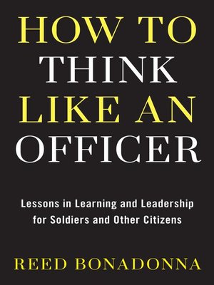 cover image of How to Think Like an Officer